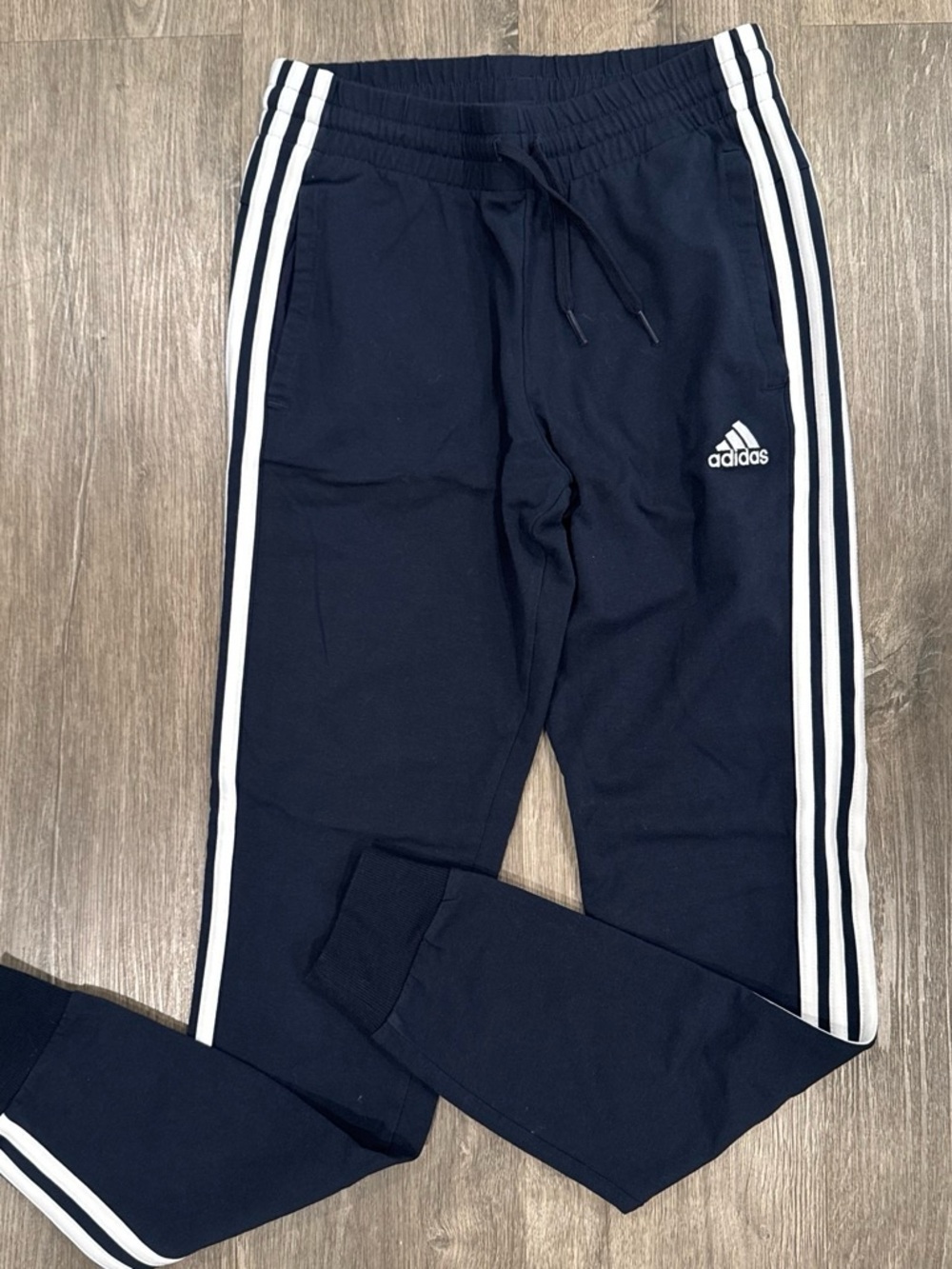 Adidas navy blue joggers